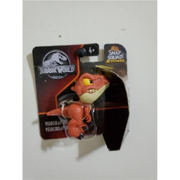 Jurassic World Snap Squad Attitudes - VELOCIRAPTOR - Mini Action Figure - Picture 4 of 4